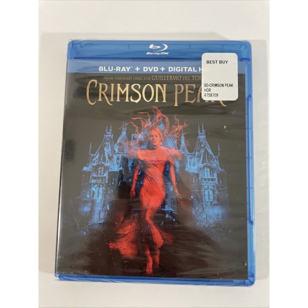 Crimson Peak (Blu-ray/DVD, 2015) - New
